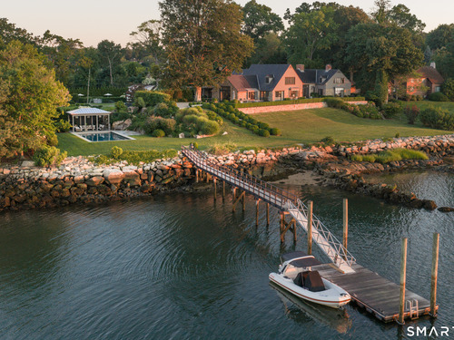 Waterfront single family home for sale located at 16 Nathan Hale Drive, Norwalk, CT 06854
