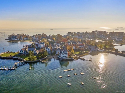 Waterfront single family home for sale located at 38 Yarmouth Road, Norwalk, CT 06853