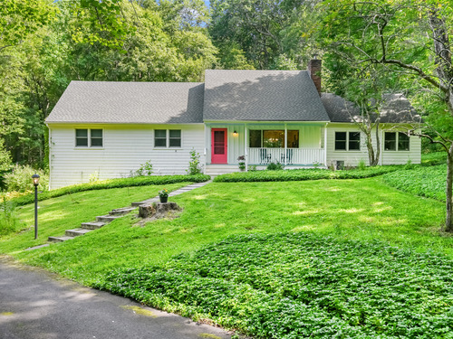 Waterfront single family home for sale located at 110 Gallows Hill Road, Redding, CT 06896