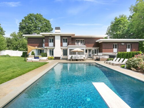 Contemporary single family home for sale located at 39 Wedgemere Road, Stamford, CT 06905