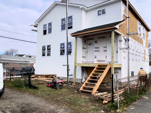 New construction multi family home for sale located at 1218 Kossuth Street, Bridgeport, CT 06608