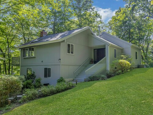 Waterfront contemporary single family home for sale located at 73 Lakeside Drive, Ridgefield, CT 06877