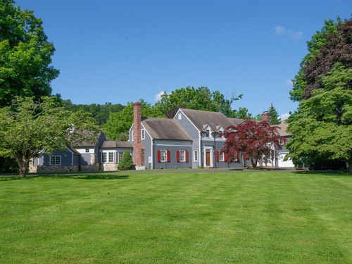 Waterfront single family home for sale located at 873 North Salem Road, Ridgefield, CT 06877
