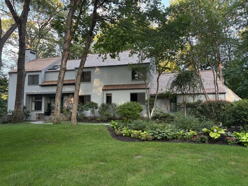 Contemporary single family home for sale located at 95 Heather Drive, New Canaan, CT 06840