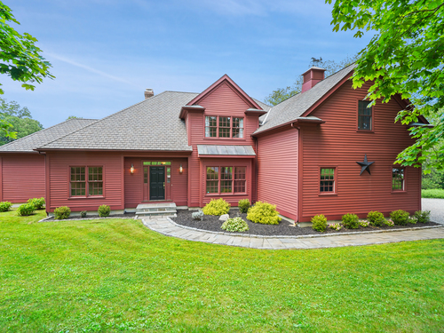 Contemporary single family home sold located at 168 Sunset Hill Road, Redding, CT 06896