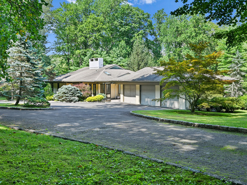 Contemporary single family home for sale located at 232 Sleepy Hollow Road, New Canaan, CT 06840