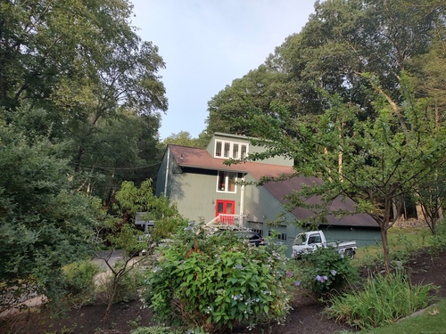 Waterfront contemporary single family home for sale located at 28 Tahmore Place, Shelton, CT 06484