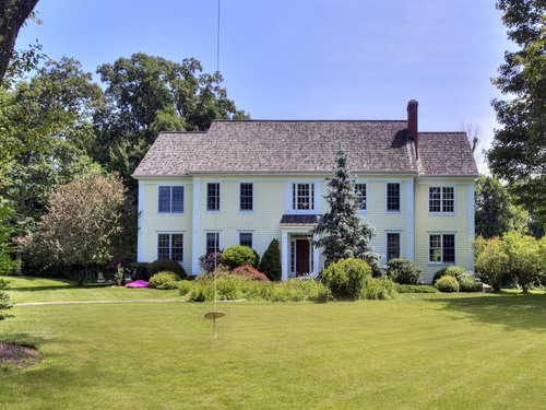 Waterfront single family home for sale located at 9 Long Meadow Lane, Redding, CT 06896