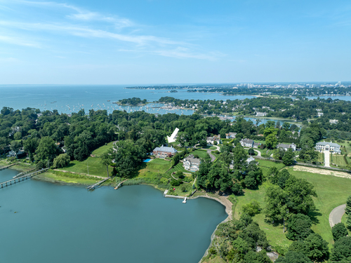 Waterfront single family home for sale located at 101 Long Neck Point Road, Darien, CT 06820