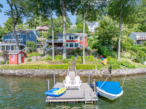 Waterfront single family home for sale located at 36 Waterview Drive, Danbury, CT 06811