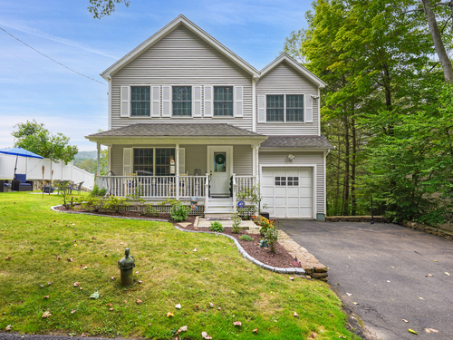 Waterfront single family home for sale located at 21 Rustic Drive, Ridgefield, CT 06877