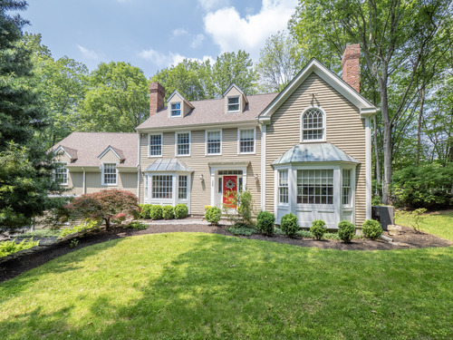 single family home for sale located at 104 Scarlet Oak Drive, Wilton, CT 06897