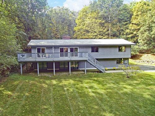 Contemporary single family home for sale located at 45 Wayside Lane, Redding, CT 06896