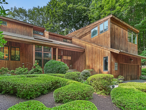 Contemporary single family home for sale located at 28 Delaware Road, Easton, CT 06612