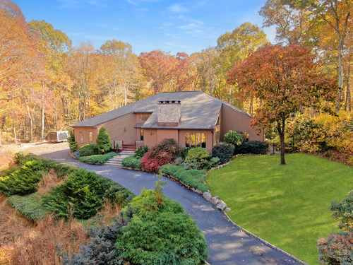 Contemporary single family home for sale located at 5 Walker Lane, Weston, CT 06883