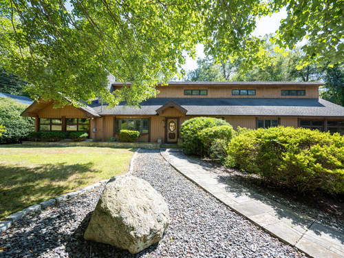 Waterfront contemporary single family home sold located at 41 Blue Ridge Drive, Trumbull, CT 06611