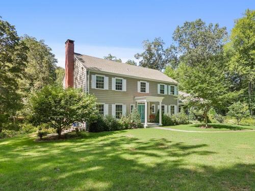 Waterfront single family home for sale located at 176 Logan Road, New Canaan, CT 06840