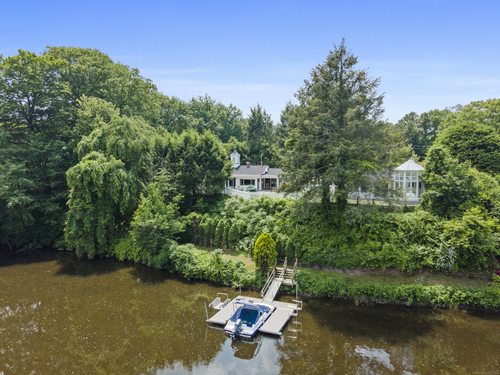 Waterfront single family home for sale located at 7 Ford Road, Newtown, CT 06482