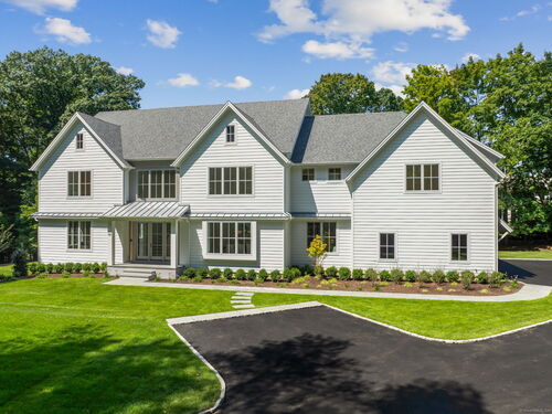New construction single family home sold located at 19 Twin Circle Drive, Westport, CT 06880