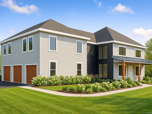 Contemporary new construction single family home for sale located at 9 Read Place, Wilton, CT 06897