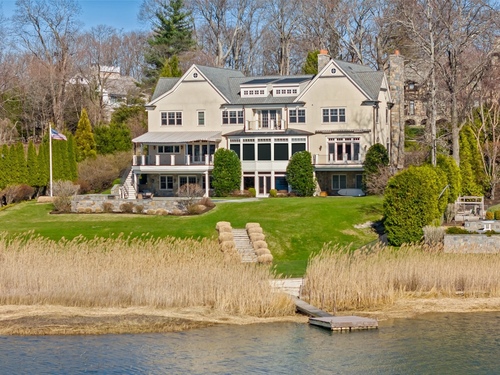 Waterfront single family home for sale located at 52 Carriglea Drive, Greenwich, CT 06878