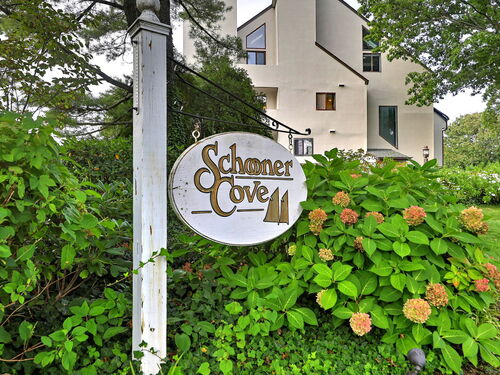 Waterfront townhouse condo for sale located at 105 Harbor Drive, apt 107, Stamford, CT 06902