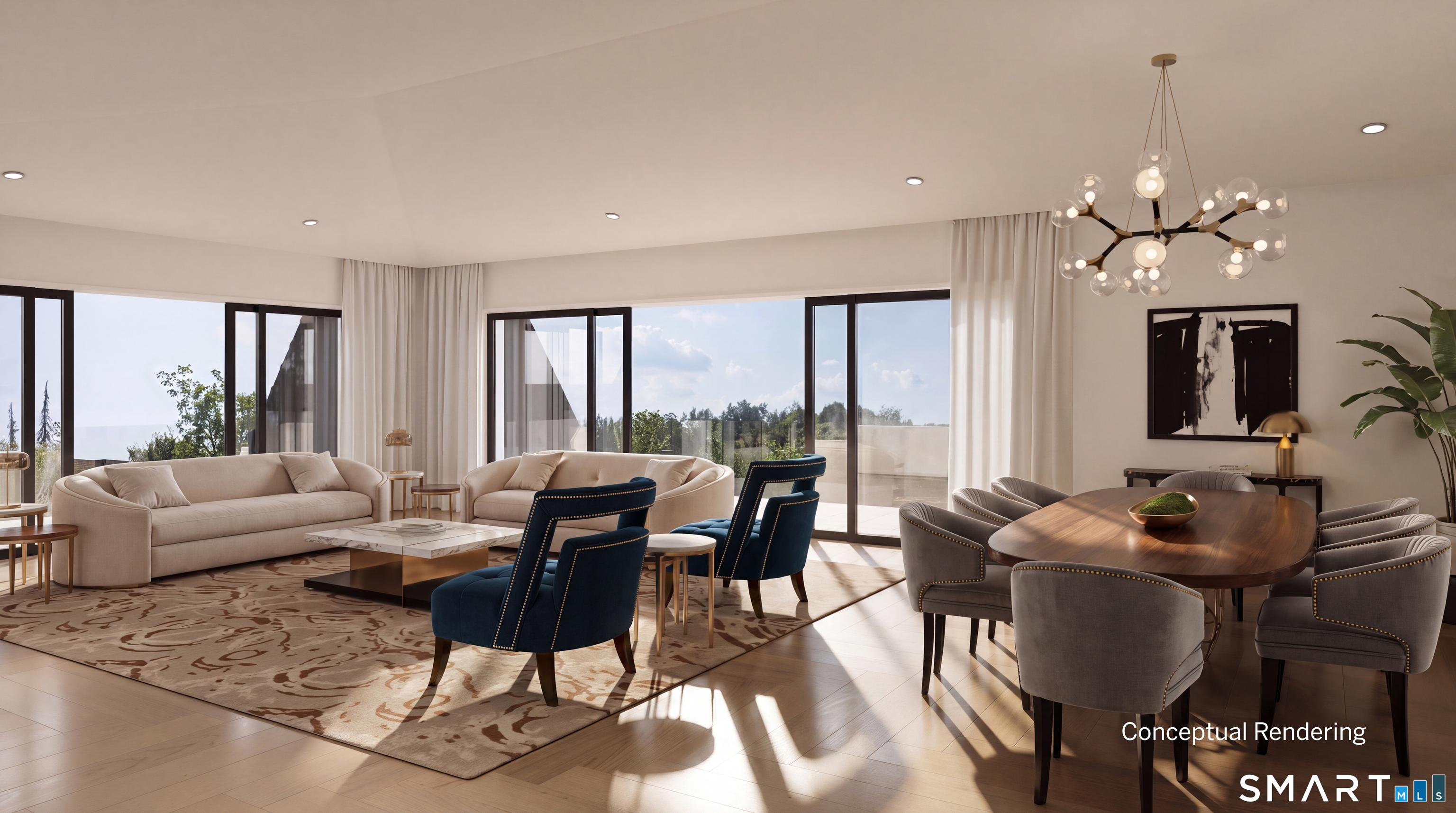 15 Burtis Avenue, west penthouse b, New Canaan, CT 06840 | For Sale at $4,495,000