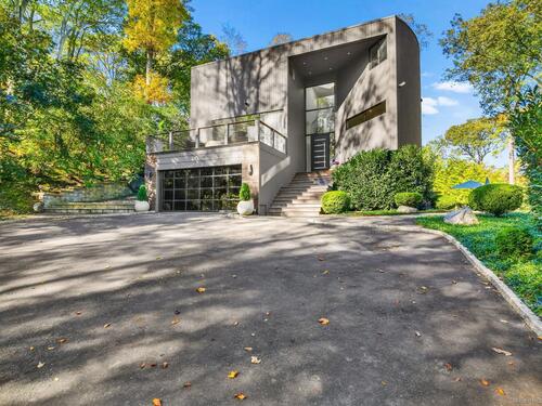 Contemporary single family home for sale located at 210 Red Fox Road, Stamford, CT 06903