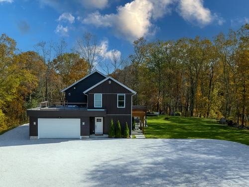 Contemporary single family home for sale located at 2 Evet Drive, New Fairfield, CT 06812