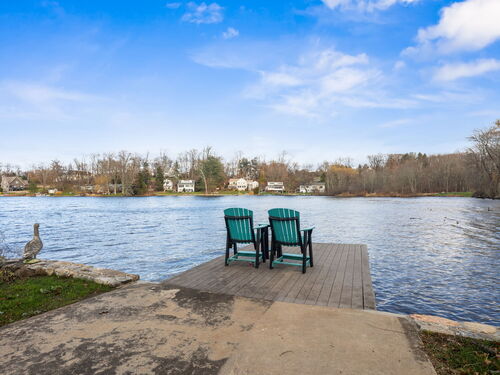 Waterfront single family home for sale located at 128 Ball Pond Road, New Fairfield, CT 06812