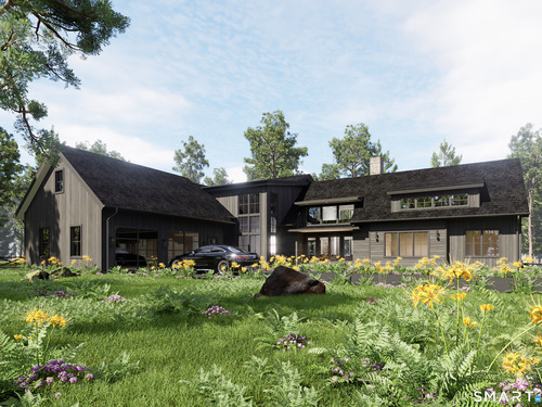 Contemporary new construction single family home for sale located at 40 Long River Road, Sherman, CT 06784