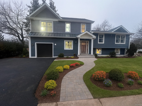 Contemporary new construction single family home for sale located at 12 Sugar Plum Lane, Fairfield, CT 06824
