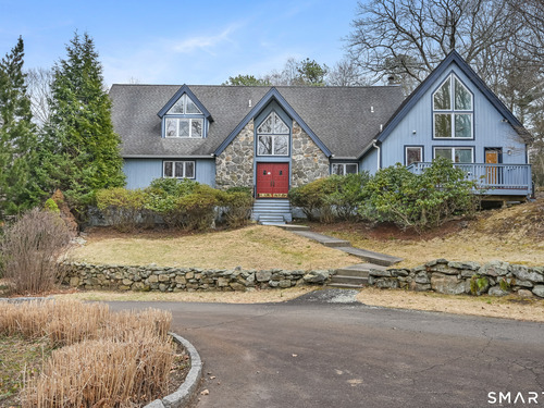 Contemporary single family home for sale located at 681 River Road, Greenwich, CT 06807