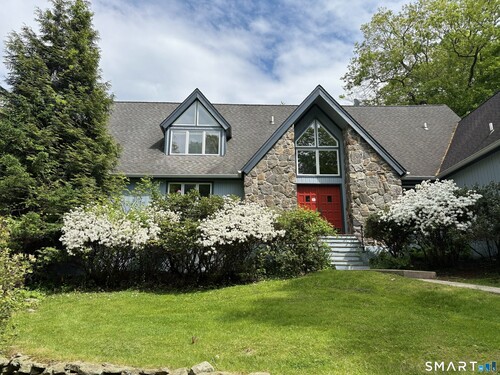 Contemporary single family home for sale located at 681 River Road, Greenwich, CT 06807
