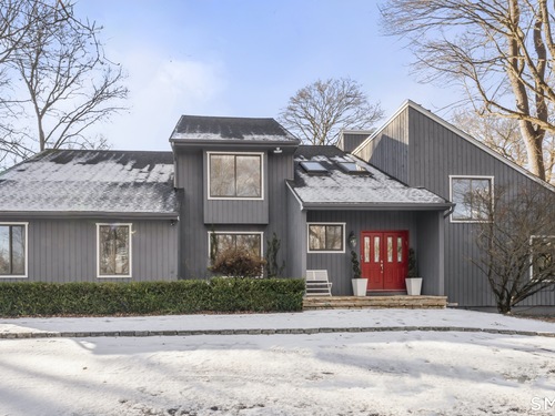 Contemporary single family home for sale located at 211 Pinewood Road, Stamford, CT 06903