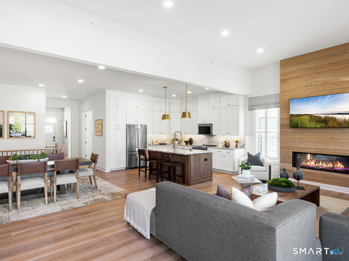 Contemporary new construction single family home for sale located at 6 Holly Ridge Way Drive, lot #81, Danbury, CT 06810