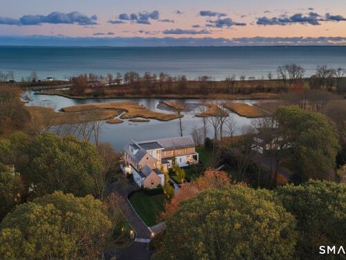 Waterfront contemporary single family home for sale located at 19 Beachside Common, Westport, CT 06880