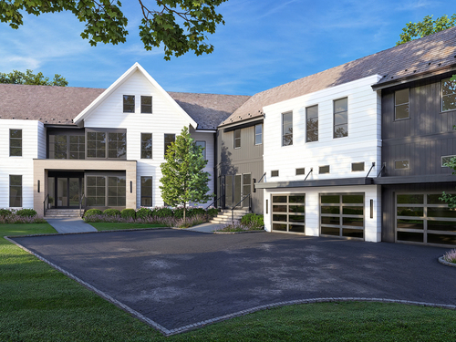 Contemporary new construction single family home for sale located at 94 Porchuck Road, Greenwich, CT 06831