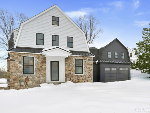 New construction single family home for sale located at 112 Sheephill Road, Greenwich, CT 06878
