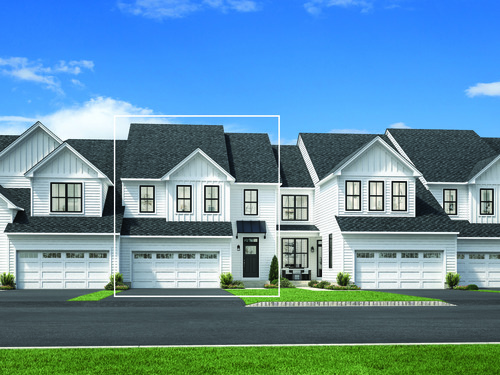 New construction townhouse condo for sale located at 5 Bramble Way, homesite #76, Brookfield, CT 06804