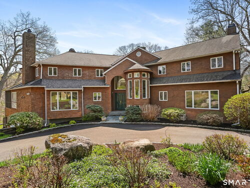 Waterfront contemporary single family home for sale located at 32 Buttonball Lane, Weston, CT 06883