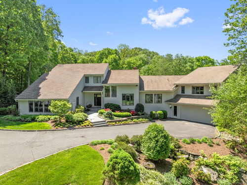 Contemporary single family home for sale located at 78 Pin Oak Lane, Wilton, CT 06897