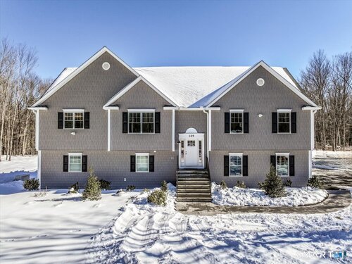 Contemporary new construction single family home for sale located at 109 Codfish Hill Road, Bethel, CT 06801