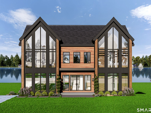 Waterfront new construction single family home for sale located at 44 North Lake Shore Drive, Brookfield, CT 06804