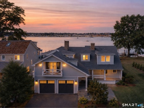 Waterfront single family home for sale located at 9 Sylvester Court, Norwalk, CT 06855