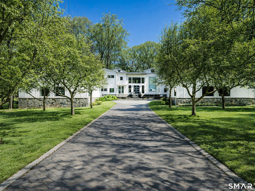 Waterfront contemporary new construction single family home for sale located at 475 Fence Row Drive, Fairfield, CT 06824