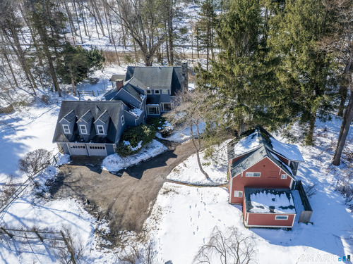 Waterfront antique single family home for sale located at 340 Sturges Ridge Road, Wilton, CT 06897