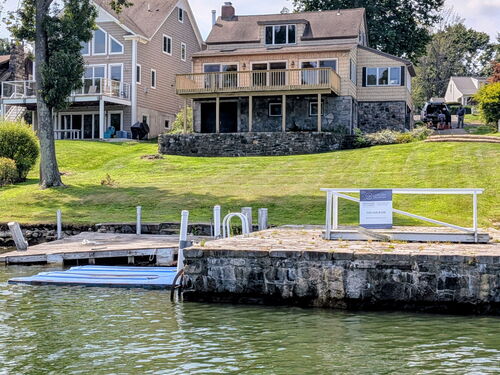 Waterfront contemporary single family home for sale located at 19 Cedar Drive, Danbury, CT 06811