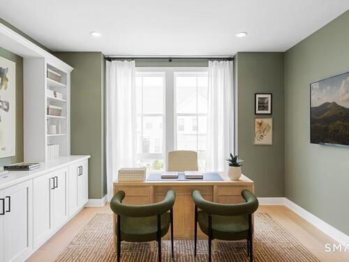 New construction townhouse condo for sale located at 6 Bramble Way, homesite #30, Brookfield, CT 06804