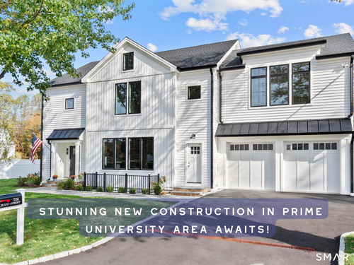 Contemporary new construction single family home for sale located at 706 Judd Street, Fairfield, CT 06825